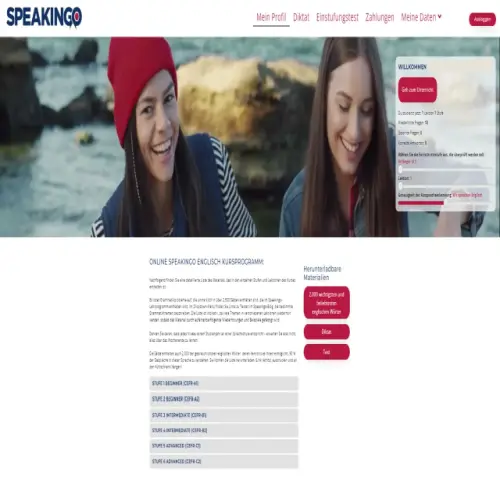 englischsprachkurs online, speakingo