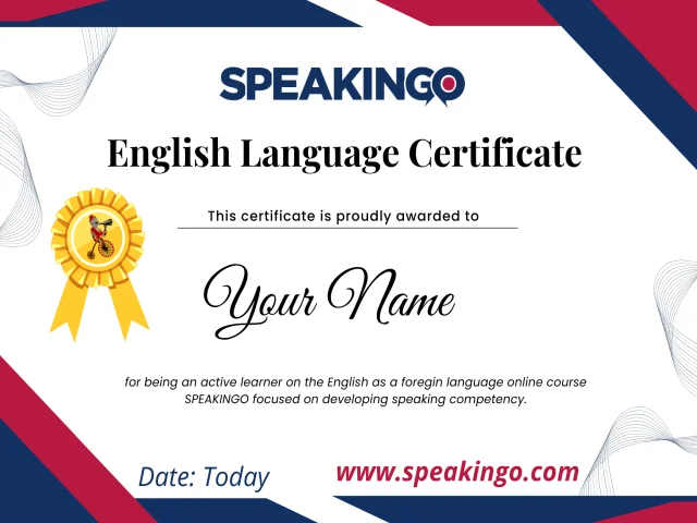 darmowy certyfikat z języka angielskiego online kurs